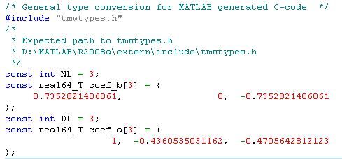 MATLAB FDATool IIR数字滤波器设计