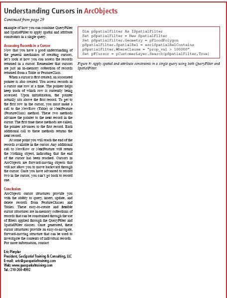 Understanding Cursors in ArcObjects(理解ArcObject中的游标Cursor)：：中英文对照！