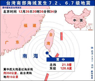 台湾地震了