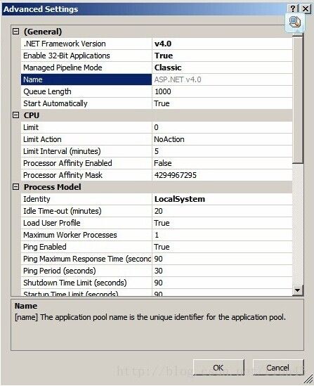 IIS 7配置需要注意的地方,RTX SDK运行必须Enable 32-bit Applications为True