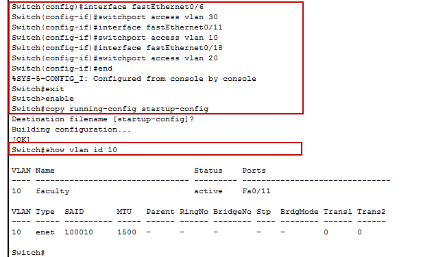 Linux网络应用编程之VLAN(Packet Tracer仿真)