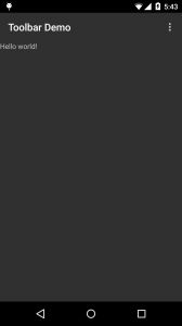 Toolbar base