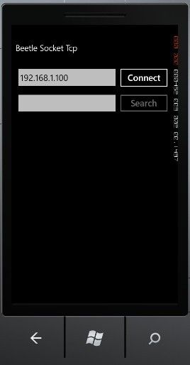windows phone使用Beetle实现对象交互的TCP通讯