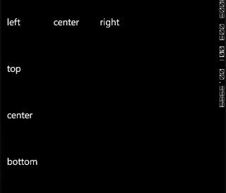 Windows phone 7之页面布局
