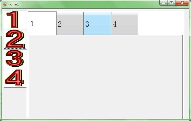 WinForm中重绘TabControl选项卡标题