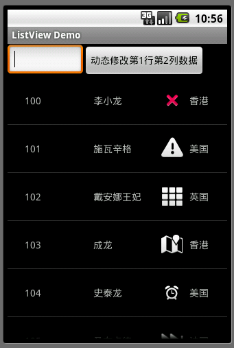 使用自定义的BaseAdapter实现LIstView的展示