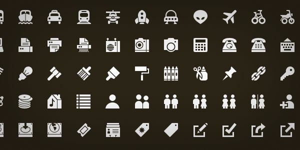 Flat Icons & Icon Fonts