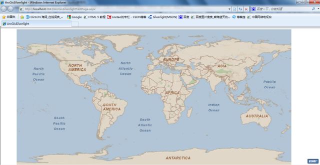 ArcGIS API for Silverlight学习笔记