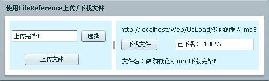 Flex与.NET互操作(五)：使用FileReference+HttpHandler实现文件上传/下载