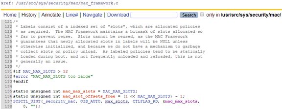 TrustedBSD Mandatory Access Control Framework分析