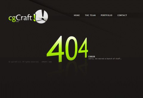 404 Error Page Example