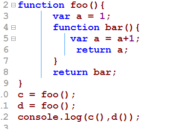 Python闭包与javascript闭包比较