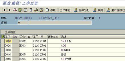 SAP 以工序为基准进行发料 机加工行业 Goods Issue to Routing