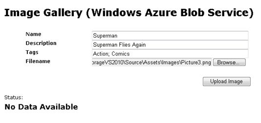 探索 Windows Azure Storage