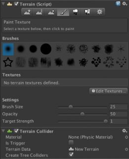 Terrain paint tool.