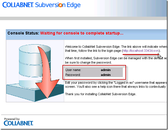 CollabNet Subversion Edge 安装笔记(1)：基本安装设定篇