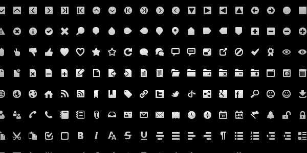 Flat Icons & Icon Fonts