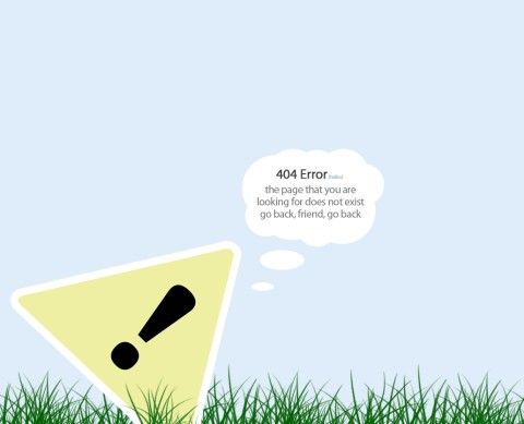 404 Error Page Example