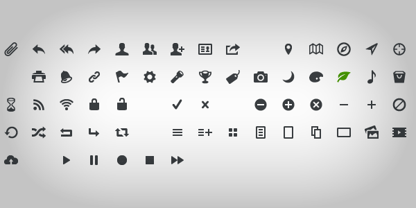 Flat Icons & Icon Fonts