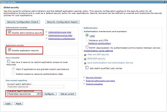 为 WebSphere Process Server 启用全局安全性