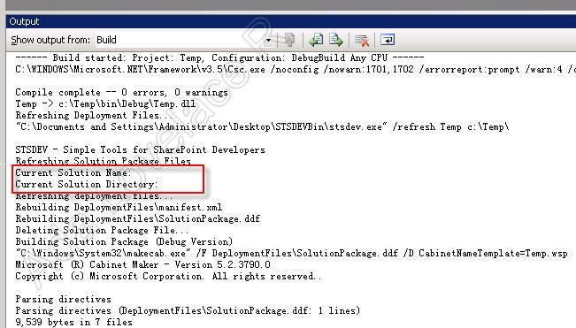 修正版的STSDEV,可以用于开发基于dotnet3.5/vs2008的moss应用