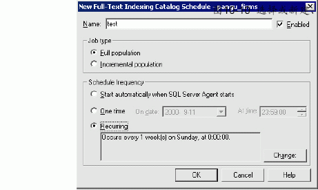 SQL Server 2000 的Standard Edition 和Enterprise Edition 版本提供了对表数据中字符串的复杂检索功能---全文检索（Full-Text Searches）。