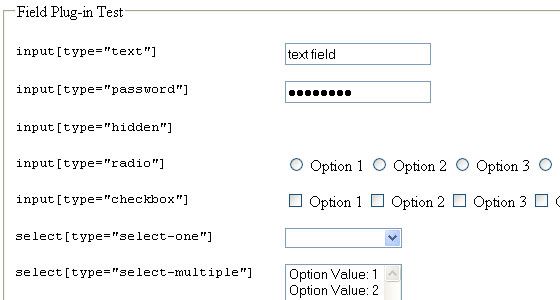 jQuery Form Plugins