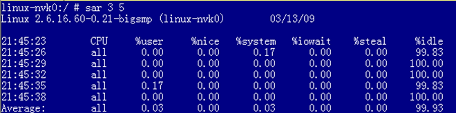 性能检测工具介绍-Linux系统命令行