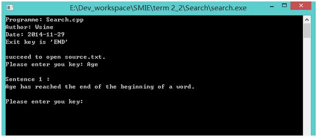 C++实现的哈希搜索