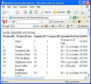 Caching Techniques in ASP.NET 2.0