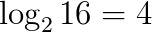 \200dpi \log_2{16}=4