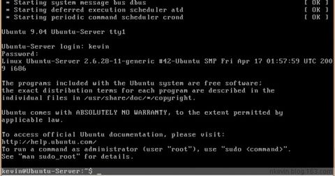 〔原创〕Ubuntu Linux Server 9.04 安装全程图解 - Solar - 无心阁