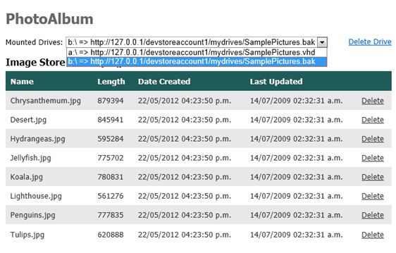 探索 Windows Azure Storage