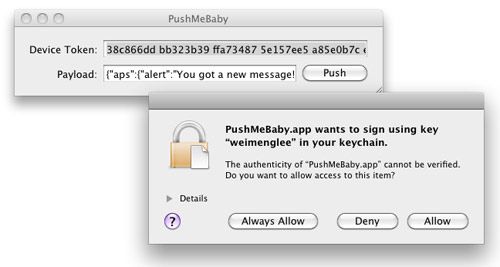 Programming Apple Push Notification Services