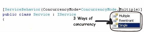 3 ways to do WCF Concurrency Management(Single, Multiple, and Reentrant and How to do with Throttling)