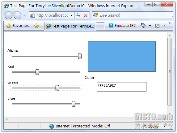 （3）：Silverlight 2 界面布局