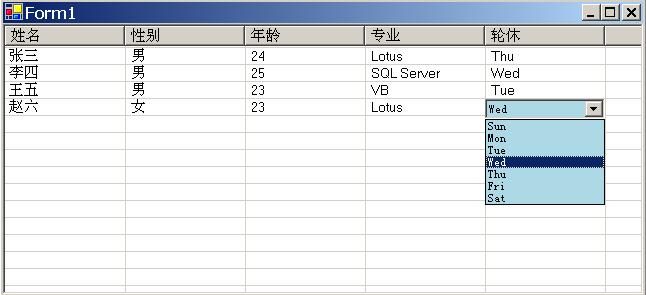 可编辑的ListView控件