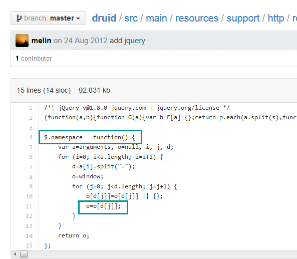 深入剖析js命名空间函数namespace