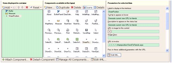 “Sharing Position with Friends” in MGE based Web GIS Application