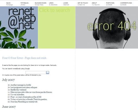 404 Error Page Example