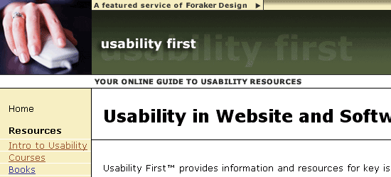 Usability First