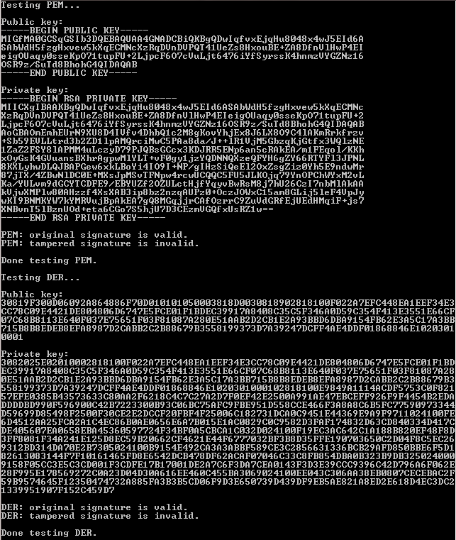 .NET RSACryptoServiceProvider PEM + DER Support