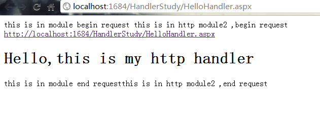 ASP.NET 中Http处理流程与 HttpModule，HttpHandler学习之初步认知