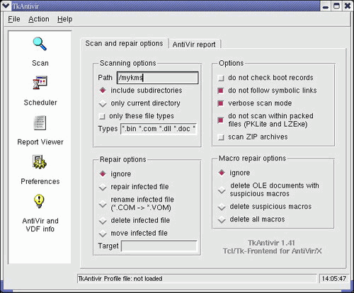 Linux下安装和使用杀毒软件AntiVir ZT