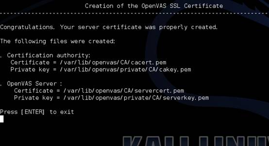 Kali Linux系列教程之OpenVas安装