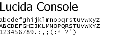 Lucida Console