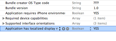 iOS APP名称的多语言化