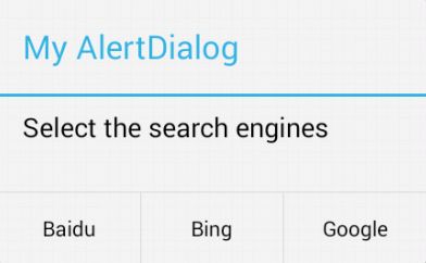 AlertDialog基本用法详解