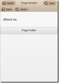 easy Html5 - Jquery Mobile之ToolBars(Header and Footer)