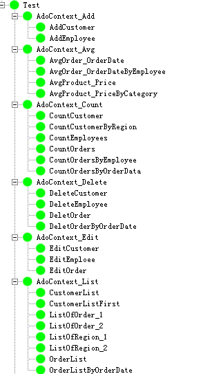 HFSoft.Data 2.0的Nunit测试用例